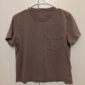 Everlane Women's Cropped Pocket Tee